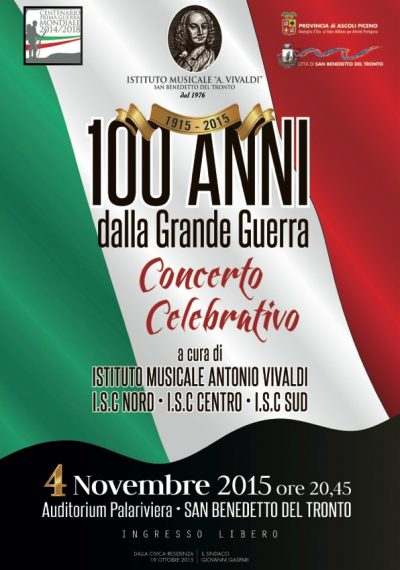 Concerto celebrativo 100 anni dalla Grande Guerra 2015