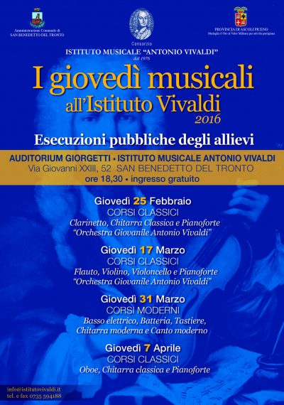 I giovedi musicali 2016